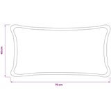  Presvlaka za jastuk 6 pcs HOUTEN Tamnosiva 40 x 70 cm Bouclé | shoptok.hr