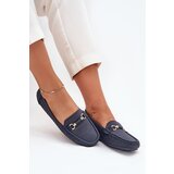 Boto Women's Perforated Moccasins With Decoration Navy Kaydance | shoptok.hr