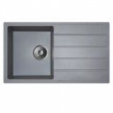 Minotti Granitna sudopera MILO METRO 76x44 Diamond grey sa sifonom | ePonuda.com