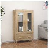  Visoka komoda boja hrasta sonome 70x31x115 cm konstruirano drvo | shoptok.hr