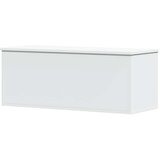 vidaXL Škatla za shranjevanje bela 90x35x35 cm inženirski les | Shoptok.si