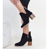 Gemre Black asymmetrical insulated ankle boots Nadica | shoptok.hr