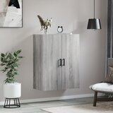  Zidni ormarić siva boja hrasta sonome 69,5 x 34 x 90 cm | shoptok.hr