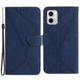 INORCO HT05 za Motorola Moto G73 5G denarnica stojalo PU usnjena torbica z vtisnjeno črto telefonski ovitek, (22033843) | Shoptok.si
