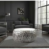Livetastic KLUBSKA MIZA, 66/32/66 cm srebrne barve | Shoptok.si