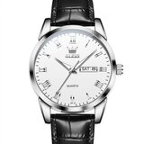 Olevs Moška ura VT - 41438 - Bela / Srebrna / Črna | Shoptok.si