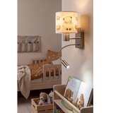 Brilagi LED fleksibilna lampa BOBO 1xE27/25W/230V + LED/3W m. hrom/bela/medvedići | Eponuda.com