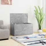vidaXL Skrinja za shranjevanje betonsko siva 84x42x46 cm iverna plošča Cene