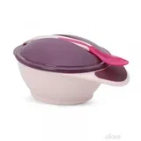 set činija i kašika roze