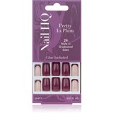 Nail HQ Square umetni nohti Pretty In Plum 24 kos Cene