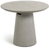 Kave Home betonska zunanja jedilna miza Itai, ⌀ 90 cm Cene