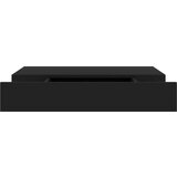 vidaXL Plutajuća zidna polica s ladicom crna 48 x 25 x 8 cm | shoptok.hr