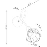  Stenska svetilka ARTEMIS 1S črna, (21347415) | Shoptok.si