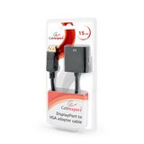 Gembird AB-DPM-VGAF-02 DisplayPort to VGA adapter cable, black, blister adapter | Eponuda.com