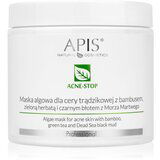 Apis Natural Cosmetics Acne-Stop Professional čistilna in mehčalna maska za mastno k aknam nagnjeno kožo 200 g Cene
