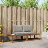  Set vanjskih sofa s jastukom 2 pcs Prirodna | Eponuda.ba