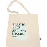 Ecco Verde bombažna torba "no plastic"