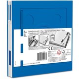 Lego Modra kavdratna beležnica z gel pisalom LEGO®, 15,9 x 15,9 cm | Shoptok.si