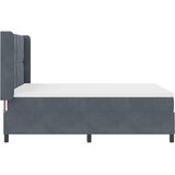  Krevet s opruga kutije Tamno siva 140 x 200 cm Baršun | shoptok.hr