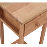  Bočni stolić s ladicom 25 x 25 x 60 cm od masivnog drva oraha | shoptok.hr