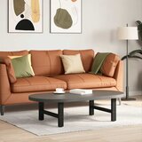 Furnova Noge kavne mizice črna 2 kosa 70x(30-31) cm jeklo, (21913592) | Shoptok.si