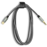 LINQ Avdio kabel USB-C v prikljucek 3,5 mm 4-pinski moški najlonski pleten 1,5 m, - crn, (20630297) | Shoptok.si