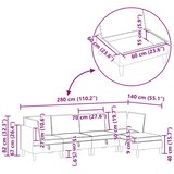  Komplet pohištva za dnevno sobo z blazino 5 pcs Črna Žamet, (5000283106) | Shoptok.si