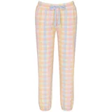 Triumph Pidžama hlače golublje plava / žuta / roza / bijela