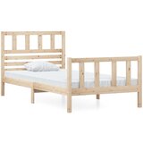 The Living Store Posteljni okvir iz trdnega lesa 90x200 cm - Posteljni Okvir, (21530609) | Shoptok.si