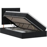 Krevet s madracem i skladi&amp;scaron;tem Crna 120 x 200 cm Bar&amp;scaron;un Slike