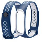  Pašček za uro xiaomi mi band 5 in 6 - modro bel Cene