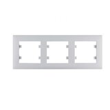 HAGER okvir 3-struki horizontalni intense sivi WL5732 | Eponuda.ba