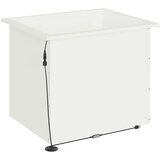  Vrtna posuda za sadnju s LED svjetlom 2 kom. Bijela - Bijela 50 x 60 x 48 cm 2 | shoptok.hr