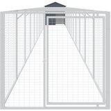  Kućica za pse s krovom antracit 117x1221x123 cm pocinčani čelik | Shoptok.si