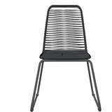 3-dijelni vrtni blagovaonski set crni | shoptok.hr