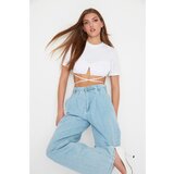 Trendyol X Sagaza Studio White Tie Detailed Bustier cijene