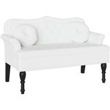  Chesterfield klupa Bijelo 120.5 x 65 x 75 cm Lažna koža | shoptok.hr