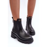 Boto Women's Leather Ankle Boots with Decorative Black Lobb | ePonuda.com