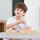 Viga drvena igra s loptom catch and match Montessori puzzle | shoptok.hr