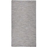 Vanjski tepih ravnog tkanja 80 x 150 cm smeđe-plava | shoptok.hr