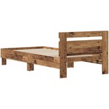 Krevetna konstrukcija Staro drvo 98.5 x 200 cm | shoptok.hr