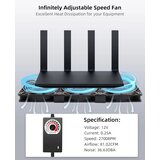 RUIZHI 360 mm dvojni ventilator za hlajenje | Shoptok.si