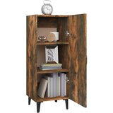  Komoda boja dimljenog hrasta 34,5x34x90 cm konstruirano drvo | shoptok.hr