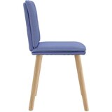  Jedilni stoli 4 kosi Jeans Blue Fabric, (21822240) | Shoptok.si