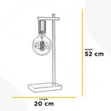 Lesnina XXXL NAMIZNA SVETILKA 5098 CROSS 20/12/52 cm | Shoptok.si