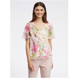 Orsay Pink-white women's floral blouse - Ladies Cijene