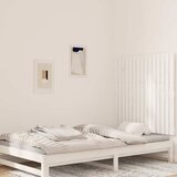  Zidno uzglavlje bijelo 95,5x3x90 cm od masivne borovine | shoptok.hr