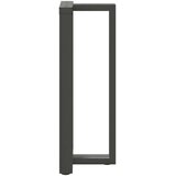  Noge za barski stol T-oblika 2 kom antracit 40x35x(100-101) cm čelik | shoptok.hr