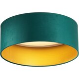 QAZQA Moderna stropna svetilka zeleni žamet 40 cm vklj. LED s 3-stopenjskim zatemnjevanjem - Sue | Shoptok.si