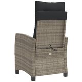  3-dijelni bistro set od poliratana s jastucima sivi | shoptok.hr